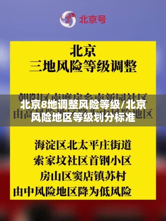 北京8地调整风险等级/北京风险地区等级划分标准