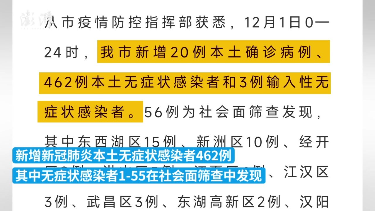 武汉新增本土确诊5例/武汉新增本土病例活动轨迹