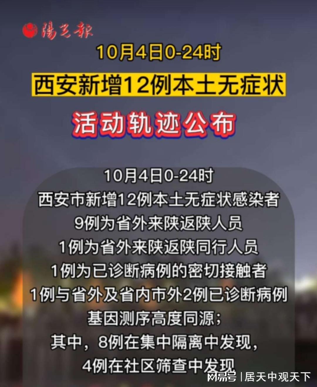 西安发布最新疫情/西安疫情最新公告