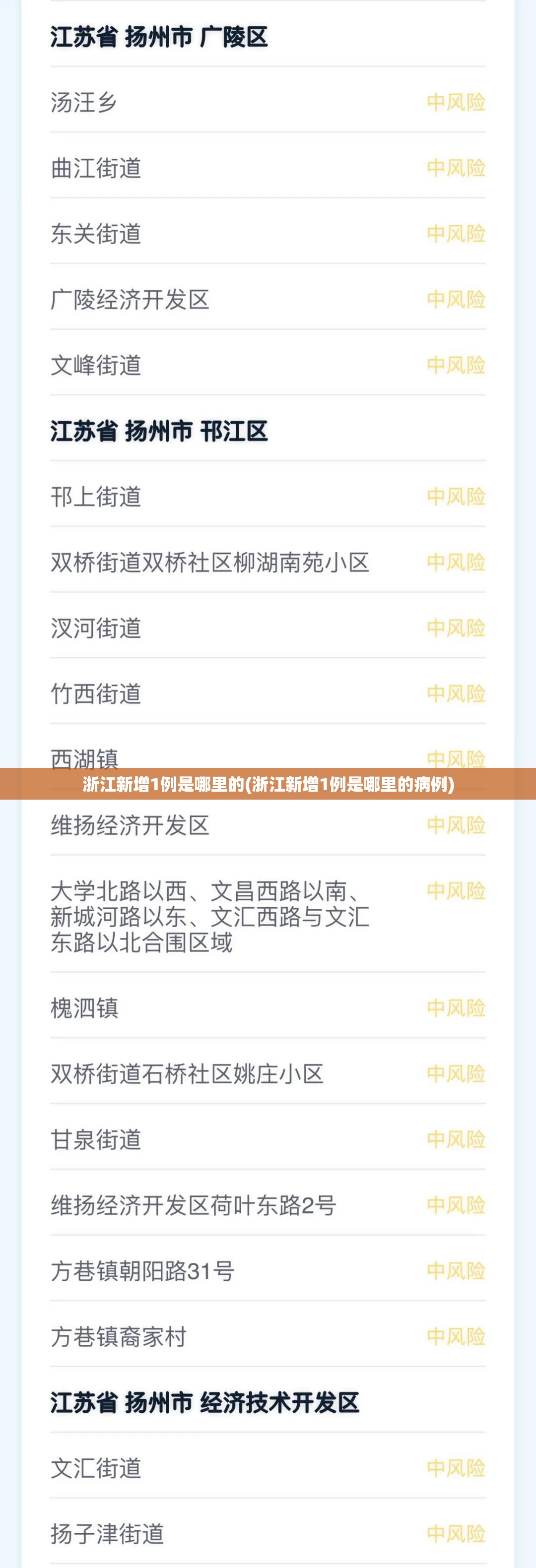 浙江新增1例是哪里的(浙江新增1例是哪里的病例)