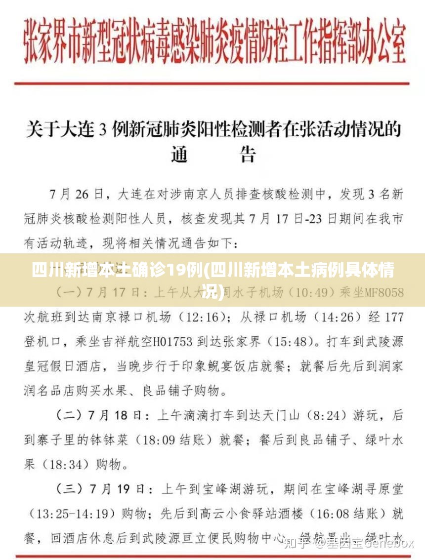 四川新增本土确诊19例(四川新增本土病例具体情况)