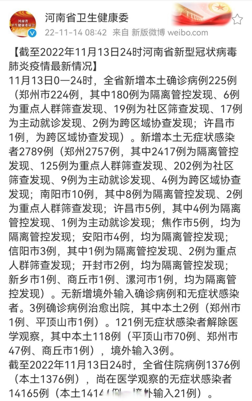 河南新增12例本土确诊(河南新增14例本土确诊和30例无症状) 河南新增12例本土确诊(河南新增14例本土确诊和30例无症状)