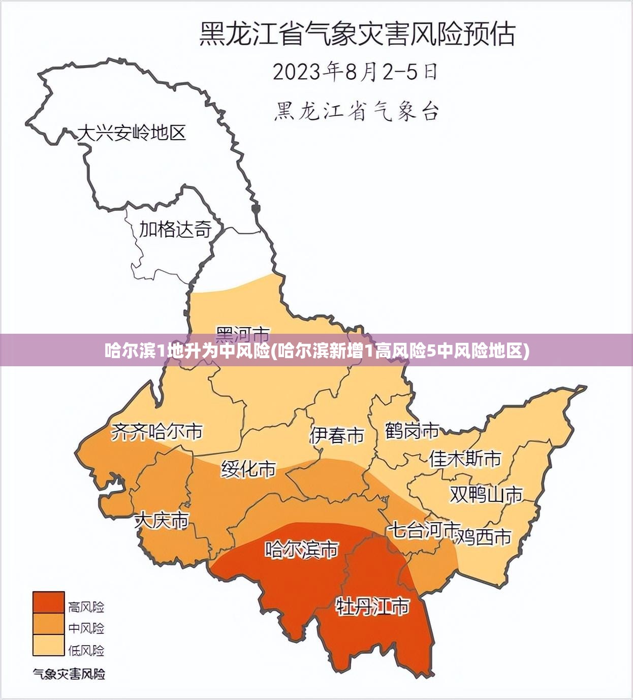 哈尔滨1地升为中风险(哈尔滨新增1高风险5中风险地区)