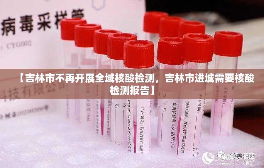 【吉林市不再开展全域核酸检测，吉林市进城需要核酸检测报告】