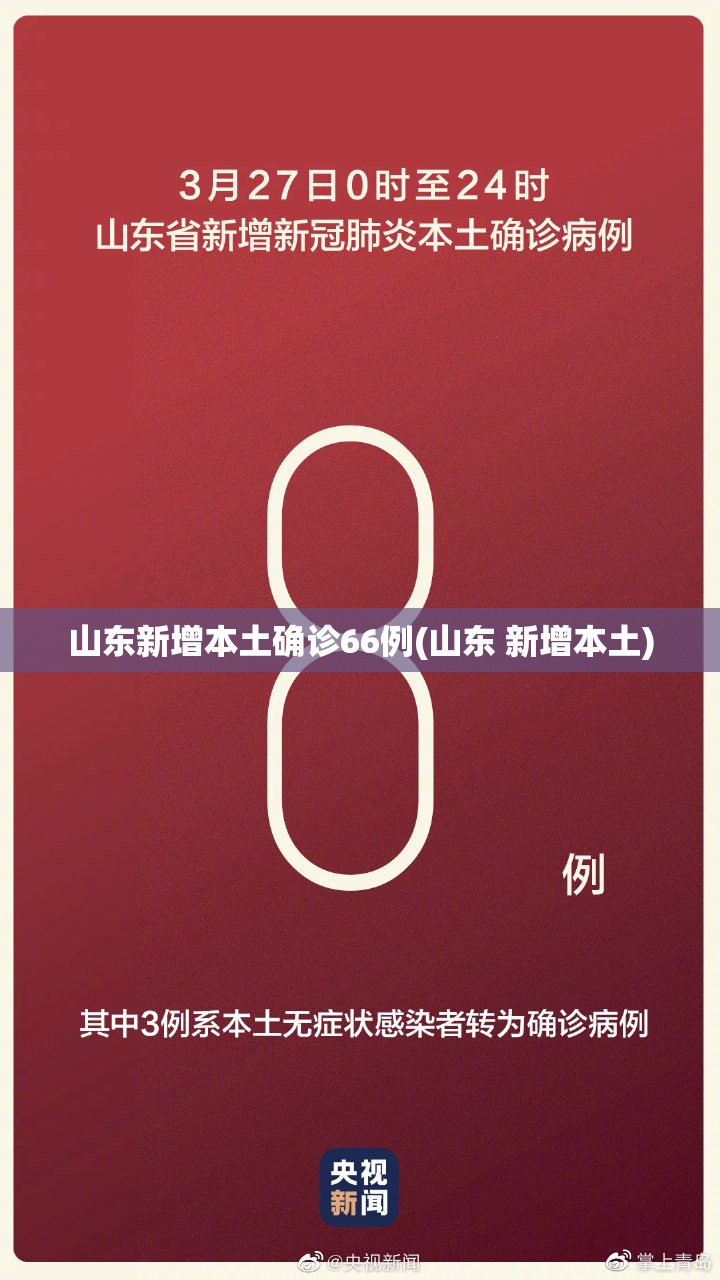 山东新增本土确诊66例(山东 新增本土)