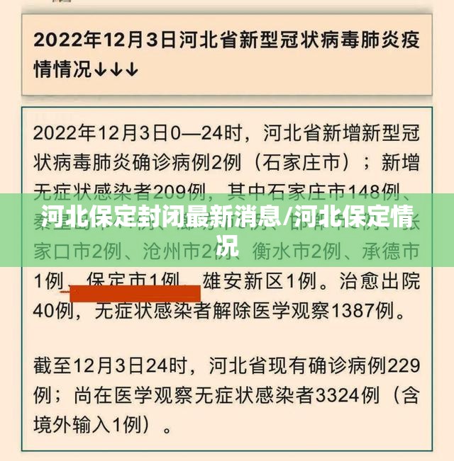 河北保定封闭最新消息/河北保定情况