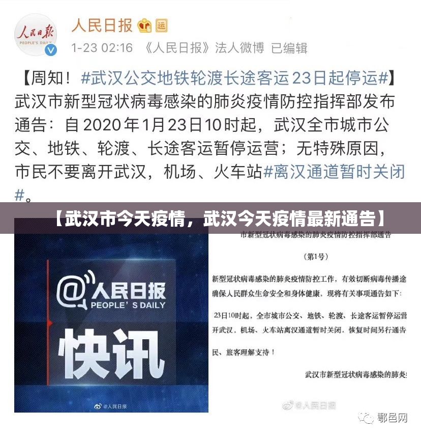 【武汉市今天疫情，武汉今天疫情最新通告】