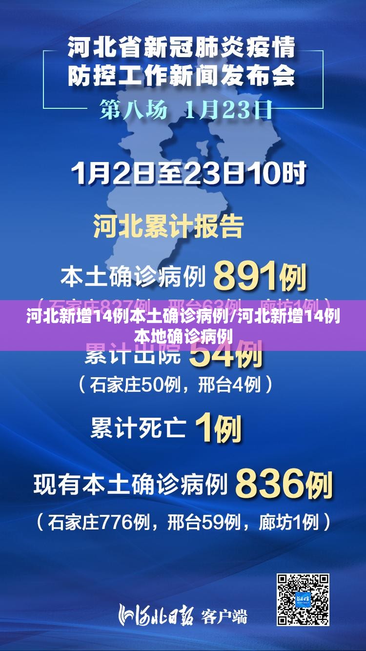河北新增14例本土确诊病例/河北新增14例本地确诊病例