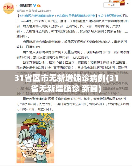 31省区市无新增确诊病例(31省无新增确诊 新闻)