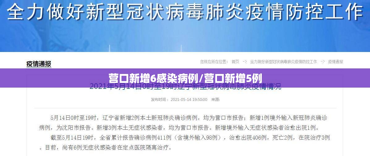 营口新增6感染病例/营口新增5例