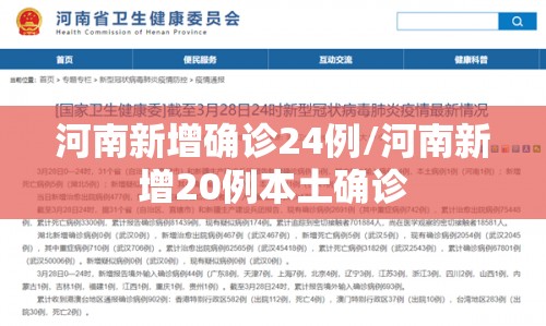 河南新增确诊24例/河南新增20例本土确诊