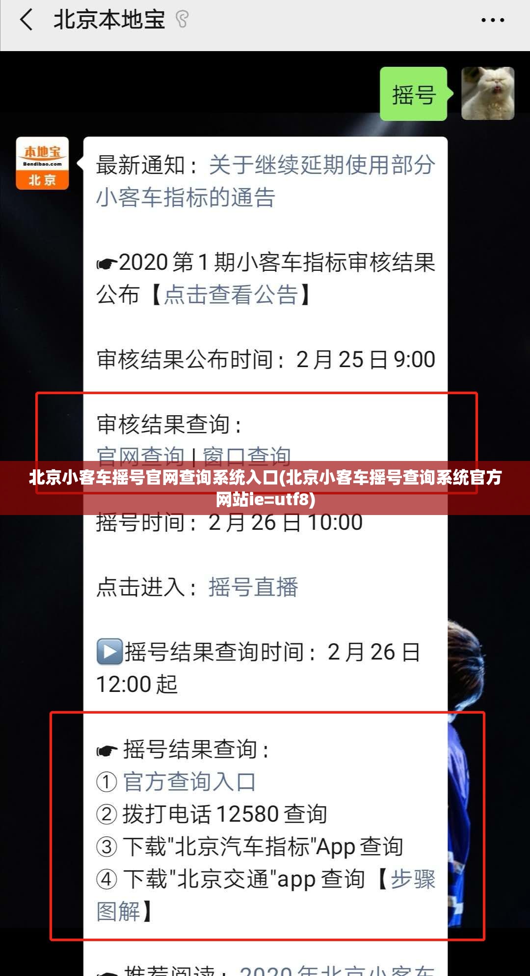 北京小客车摇号官网查询系统入口(北京小客车摇号查询系统官方网站ie=utf8)