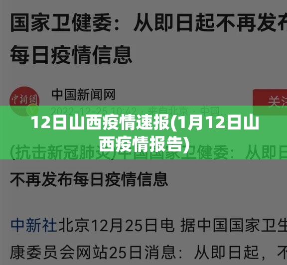 12日山西疫情速报(1月12日山西疫情报告)