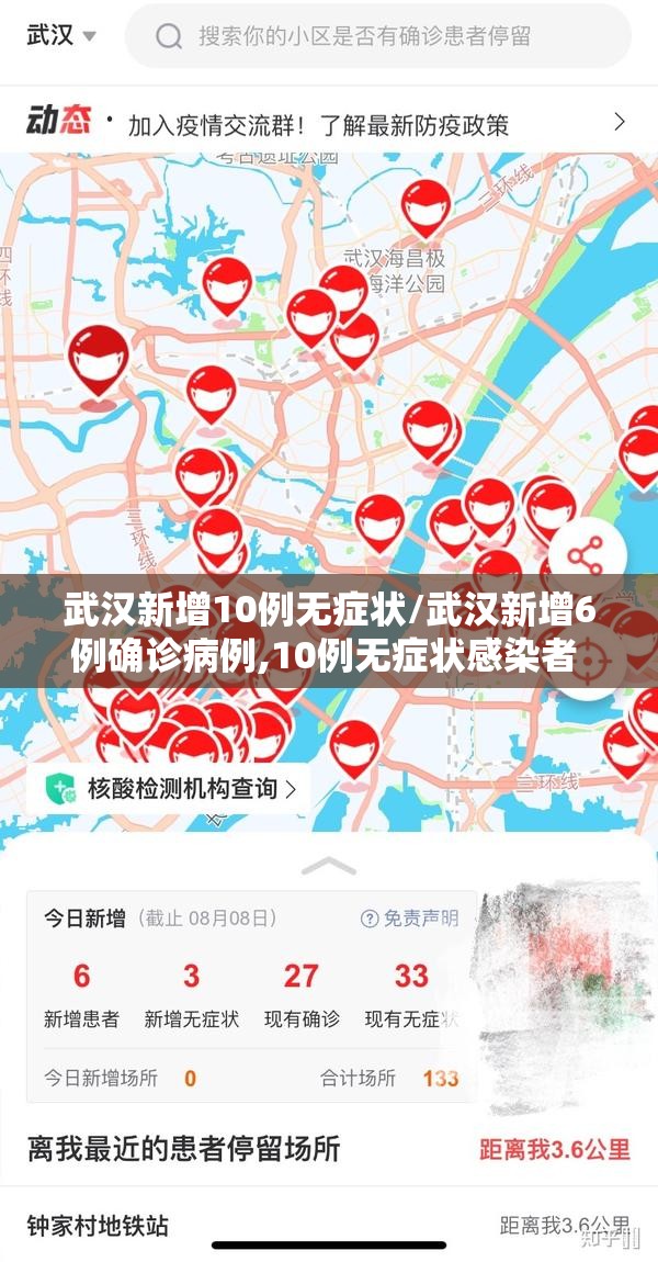 武汉新增10例无症状/武汉新增6例确诊病例,10例无症状感染者 ,活动轨迹公布