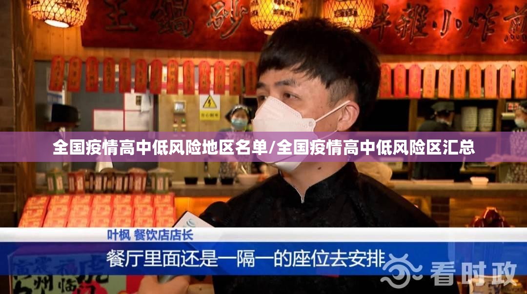 全国疫情高中低风险地区名单/全国疫情高中低风险区汇总