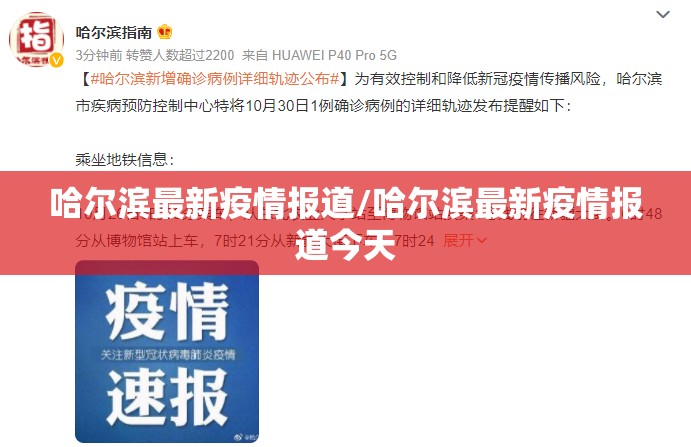 哈尔滨最新疫情报道/哈尔滨最新疫情报道今天