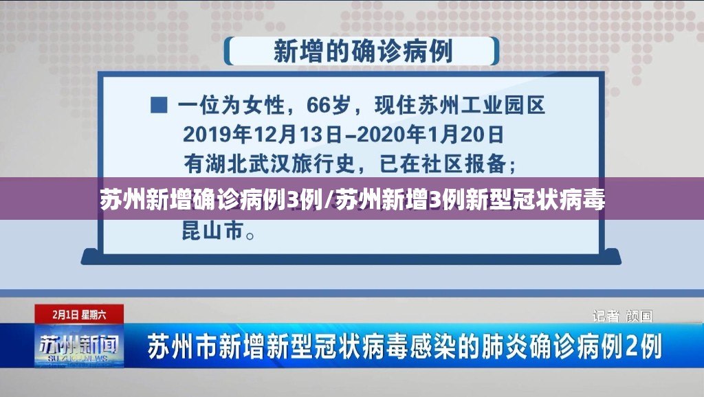 苏州新增确诊病例3例/苏州新增3例新型冠状病毒