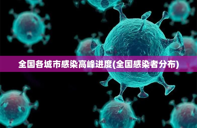 全国各城市感染高峰进度(全国感染者分布)