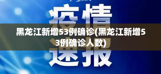 黑龙江新增53例确诊(黑龙江新增53例确诊人数)