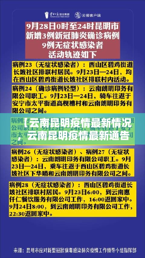【云南昆明疫情最新情况，云南昆明疫情最新通告】