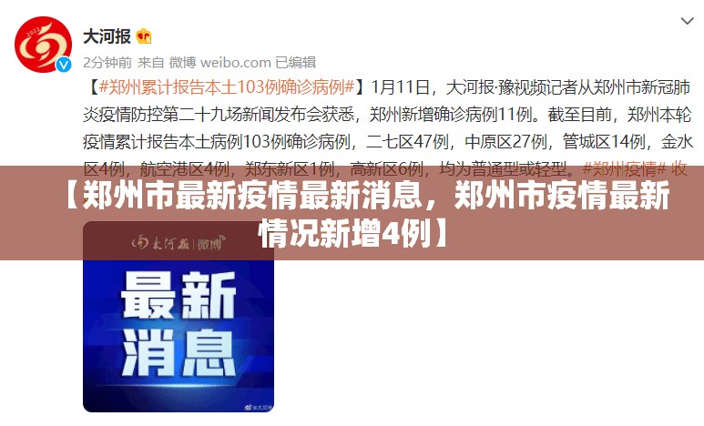 【郑州市最新疫情最新消息，郑州市疫情最新情况新增4例】