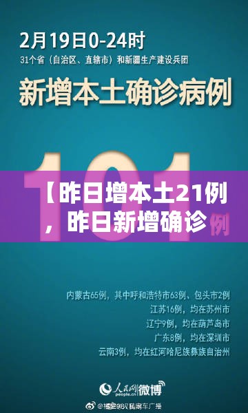 【昨日增本土21例，昨日新增确诊病例101例,其中本土98例】