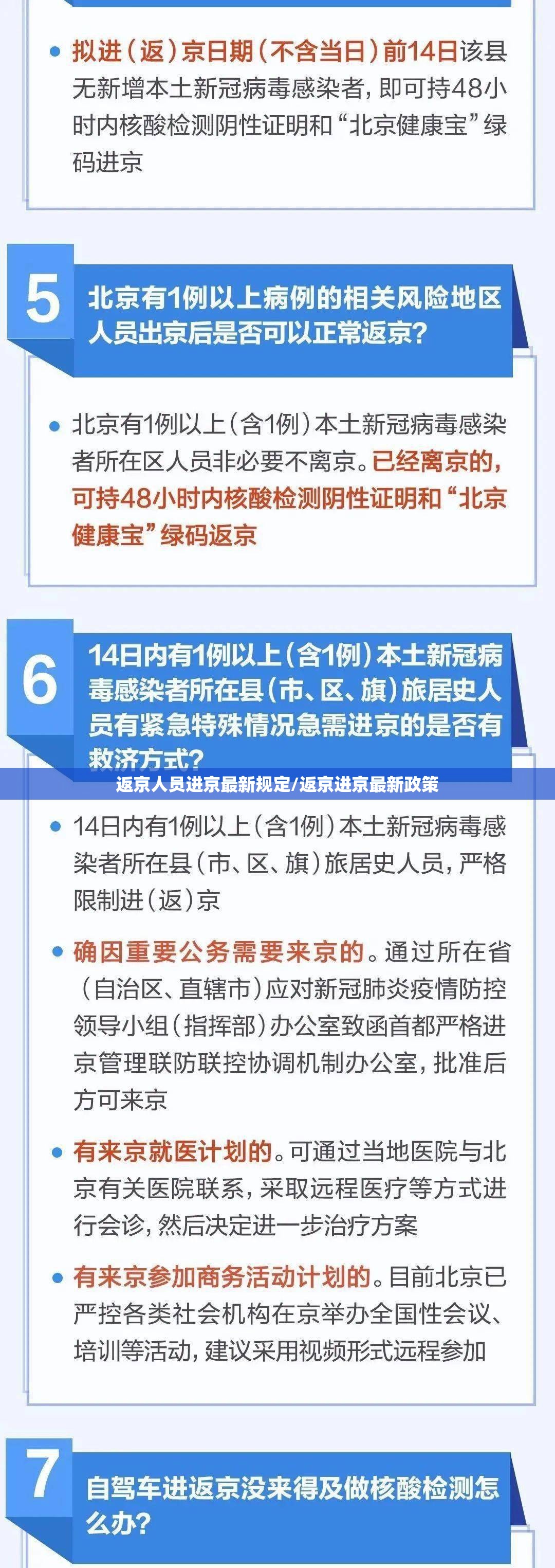 返京人员进京最新规定/返京进京最新政策 返京人员进京最新规定/返京进京最新政策