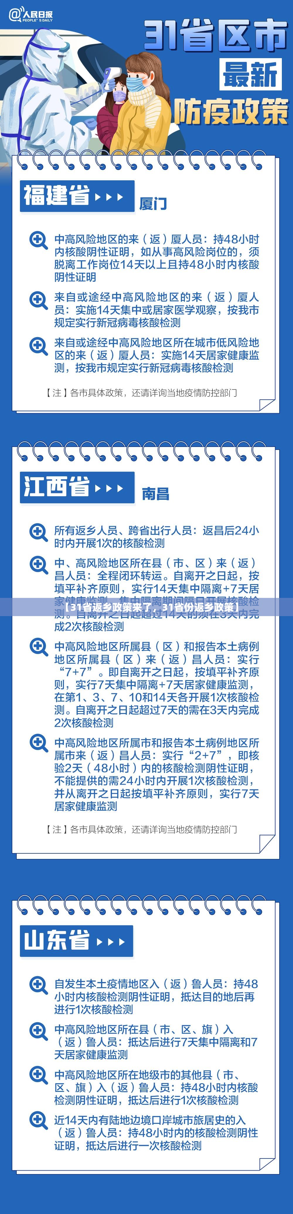 【31省返乡政策来了，31省份返乡政策】