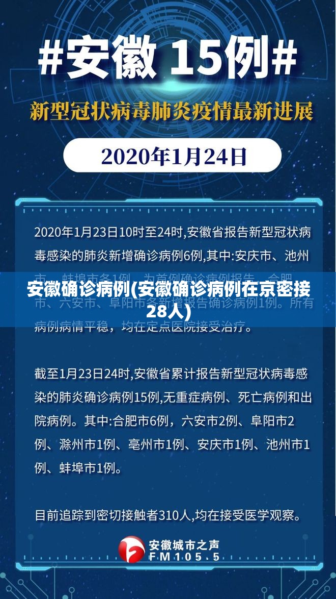 安徽确诊病例(安徽确诊病例在京密接28人)