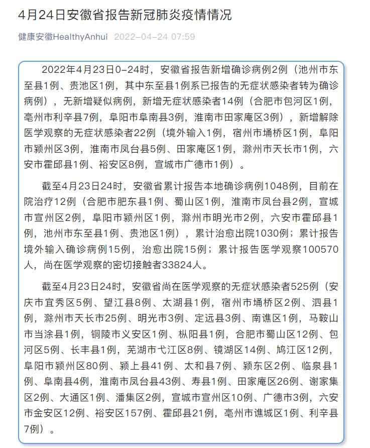 安徽确诊病例(安徽确证病例)