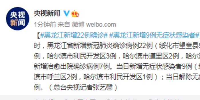 黑龙江新型冠状病毒最新消息/黑龙江新冠状病毒最新疫情 黑龙江新型冠状病毒最新消息/黑龙江新冠状病毒最新疫情