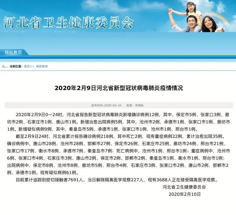 河北新增确诊病例/河北新增确诊病例3例