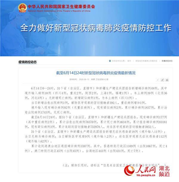 浙江新增确诊10例其中本土6例/31省份新增本土确诊39例 浙江16例